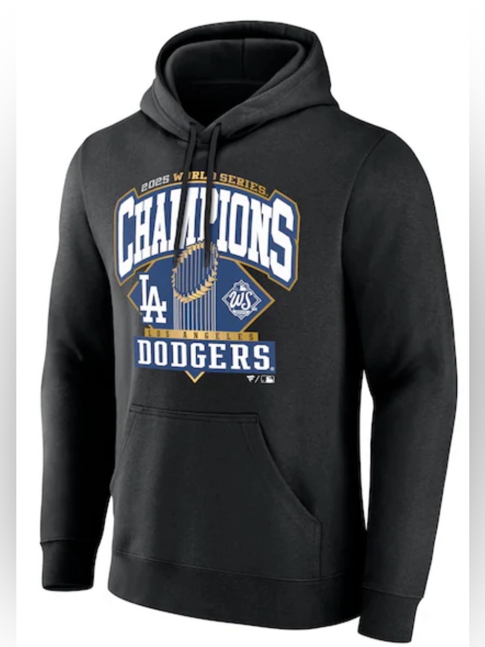 Fanatics Dodgers Champions Black Hoodie